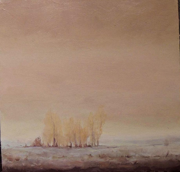 Arboles óleo s/tela 25x25 cm
