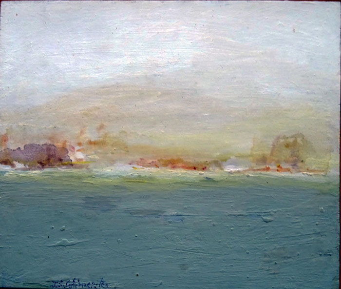 Marisma III óleo s/tabla  25x30cm