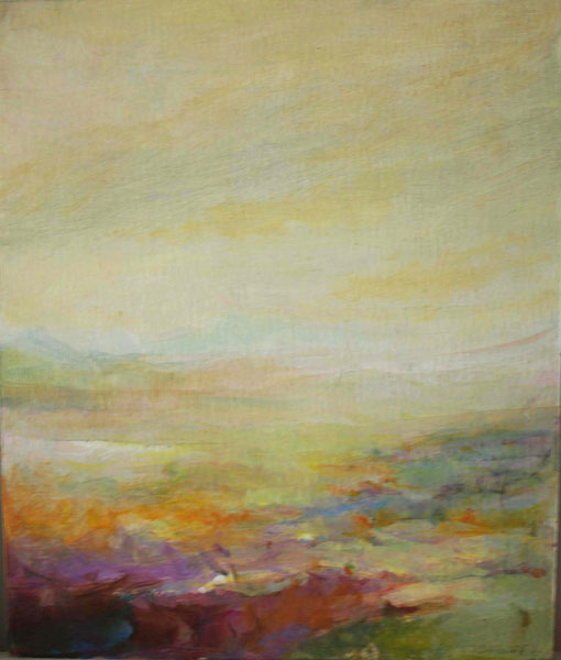 Horizonte  óleo s/cartón  33x25 cm