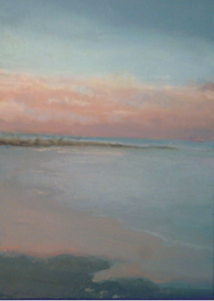 La península óleo s/tela  27x33cm
