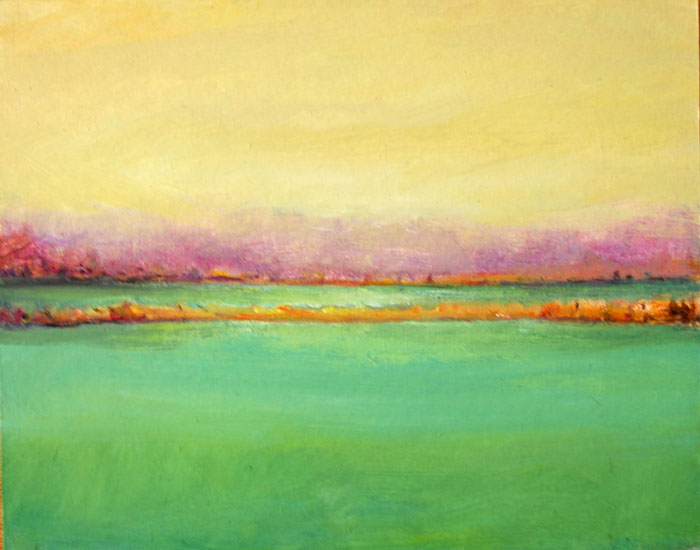 Marisma III óleo s/carton 25x30cm