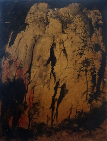 Montaña   tinta s/papel  20x15 cm