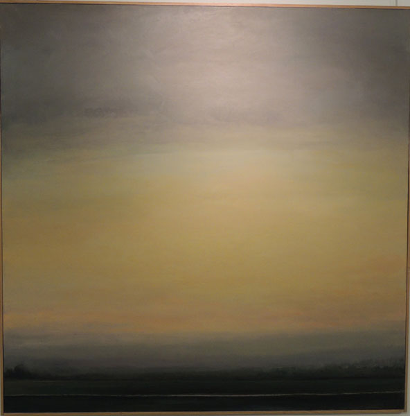 Luz en horizonte óleo s/tela 120 x 120 cm