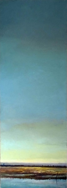 Paisaje   óleo s/tela 120 x 40 cm